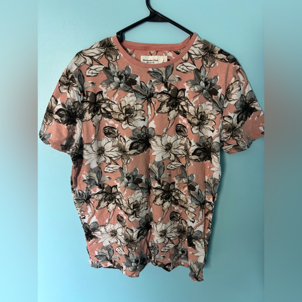 Abercrombie & Fitch Floral Short Sleeve Tee